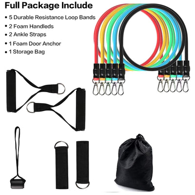 Training Resistance Bands for Fitness & Exercise